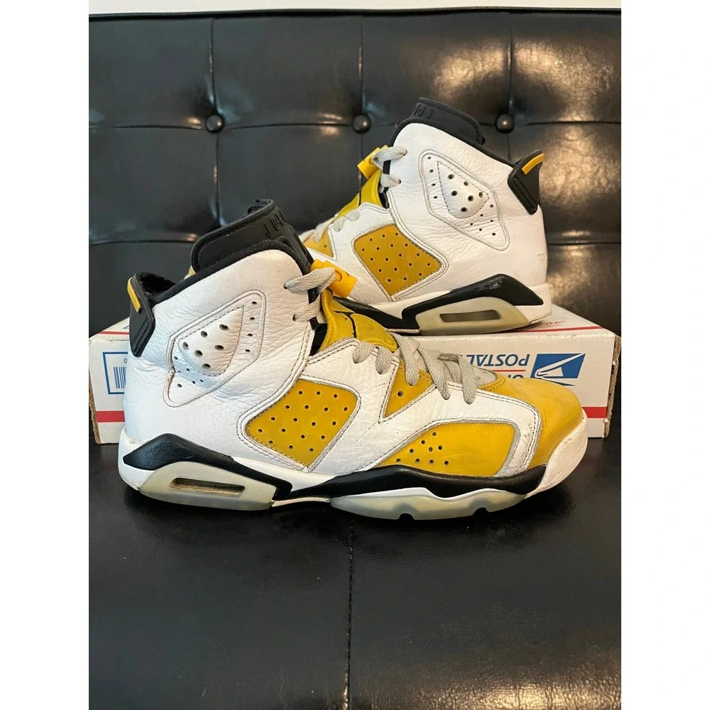 Jordan 6 Retro GS Yellow Ochre White